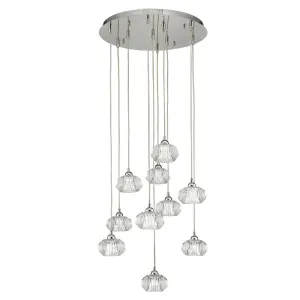01/4432LF 10 Light Suspended Light Chrome