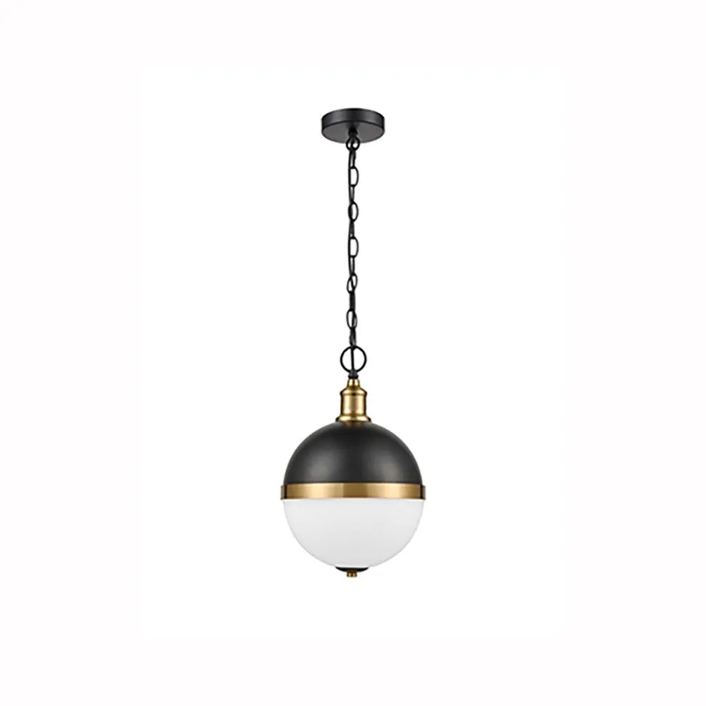 022HCP Ball Single Pendant Matt Black