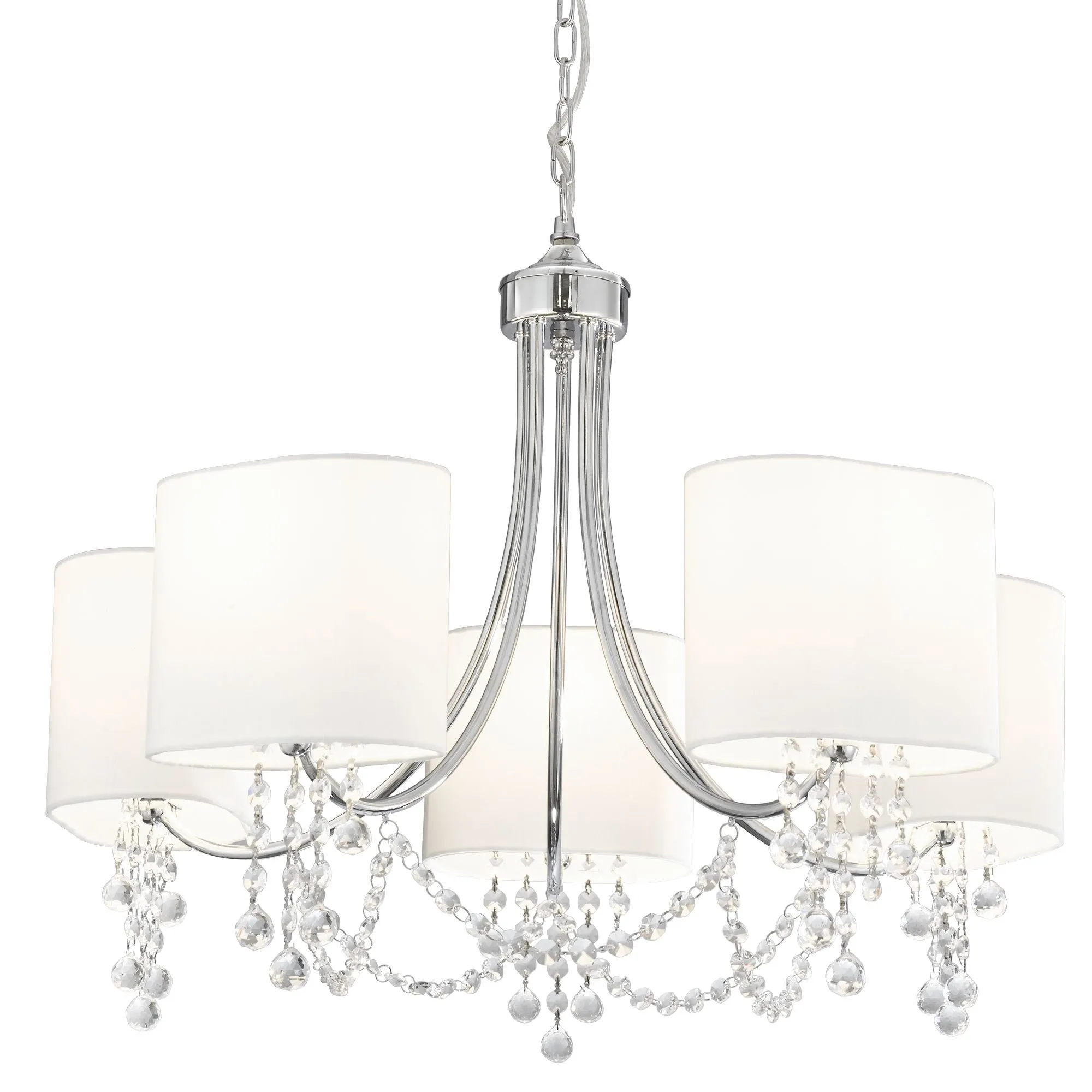 1055-5CC Nina Chrome 5 Light Multi Arm Light