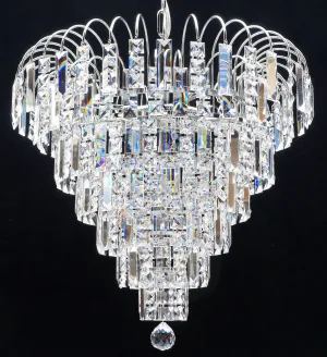 120/50/8 Lighting Bocelli 8 Light Suspended Light Polished Chrome