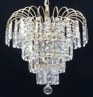 125/36/5 Bocelli 5 Light Suspended Light French Gold
