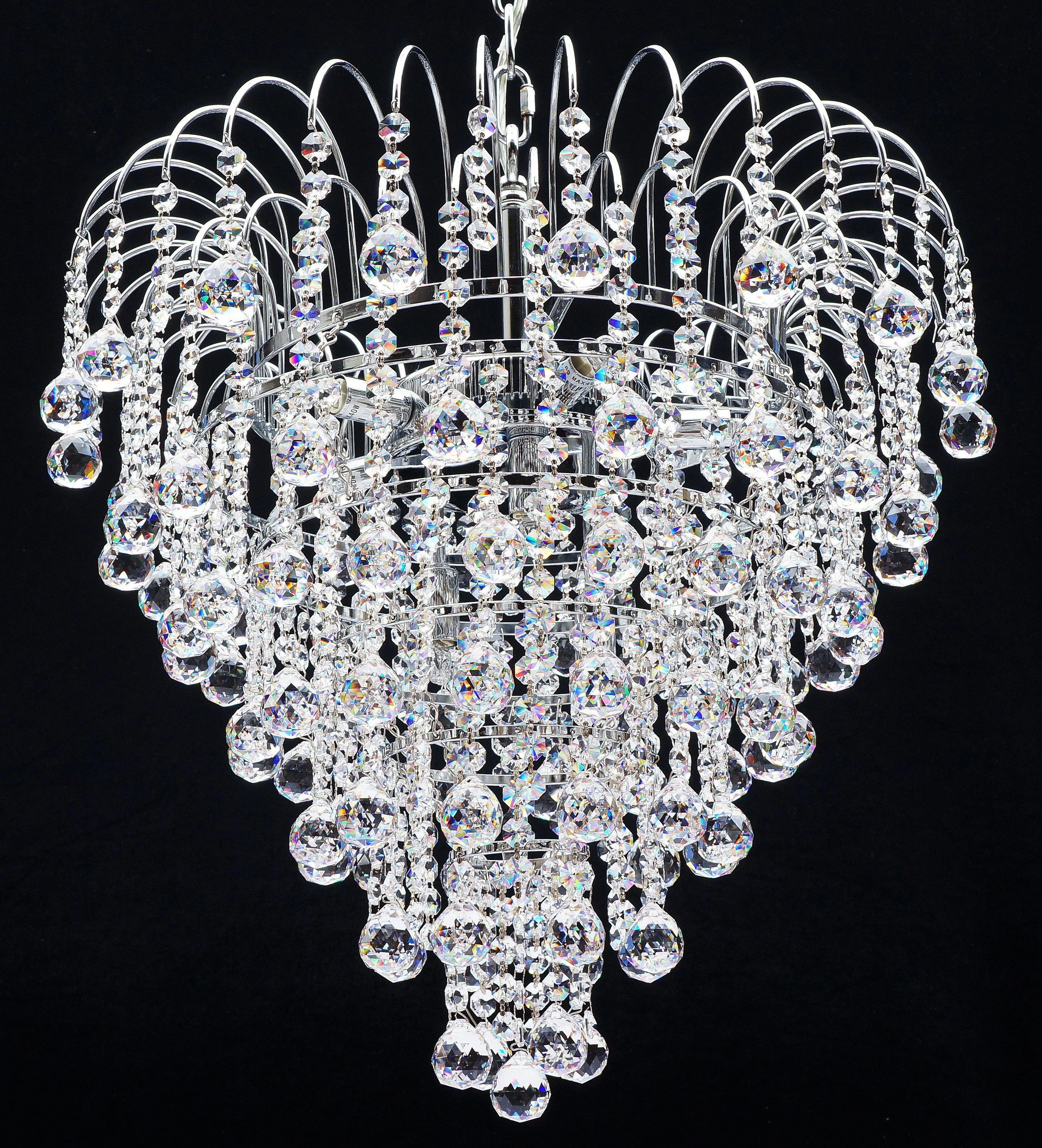 15/50/8 Venus 54cm Suspended Light Polished Chrome