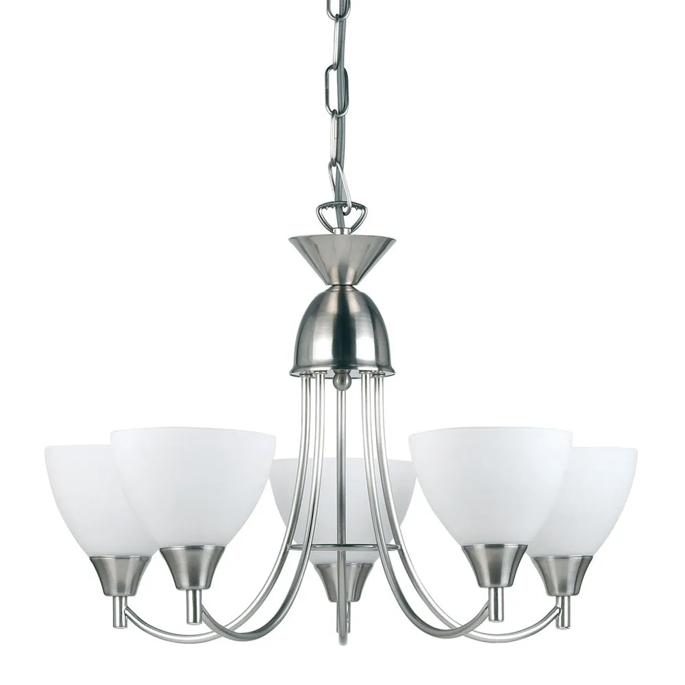 1805-3SC Alton 3 Light Satin Chrome Multi Arm Light