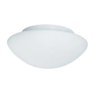 1910-23 Bathroom White Flush Light