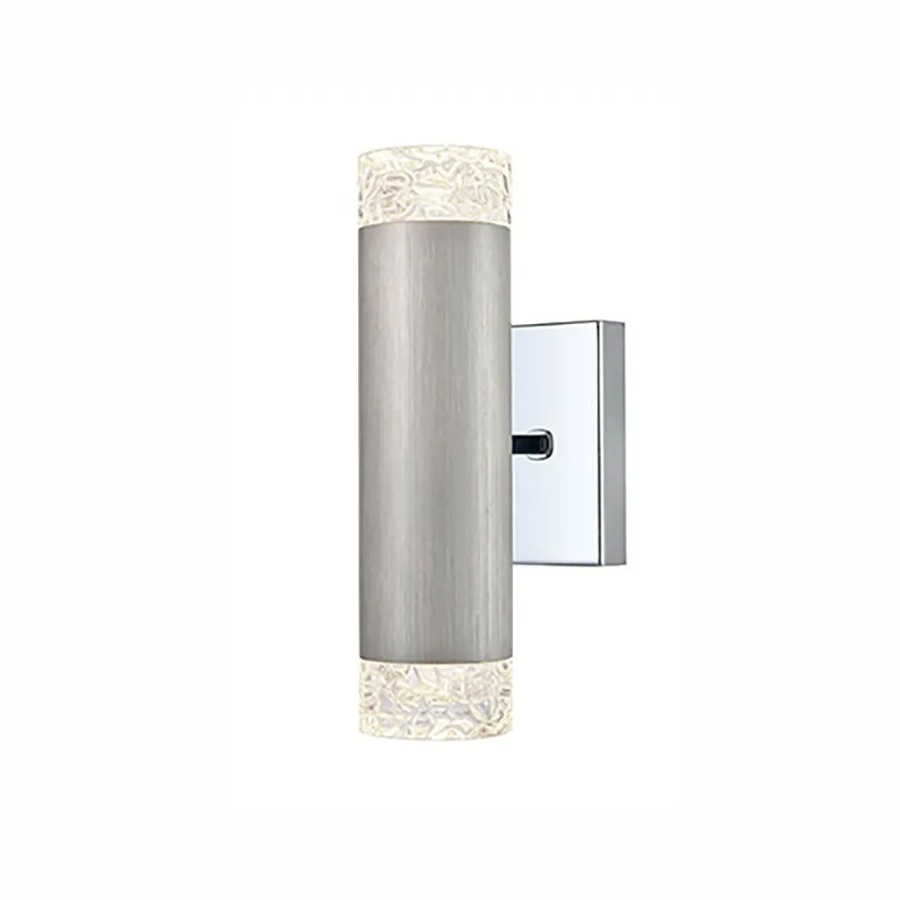2-2242LF 2 Light Wall Light Satin Nickel
