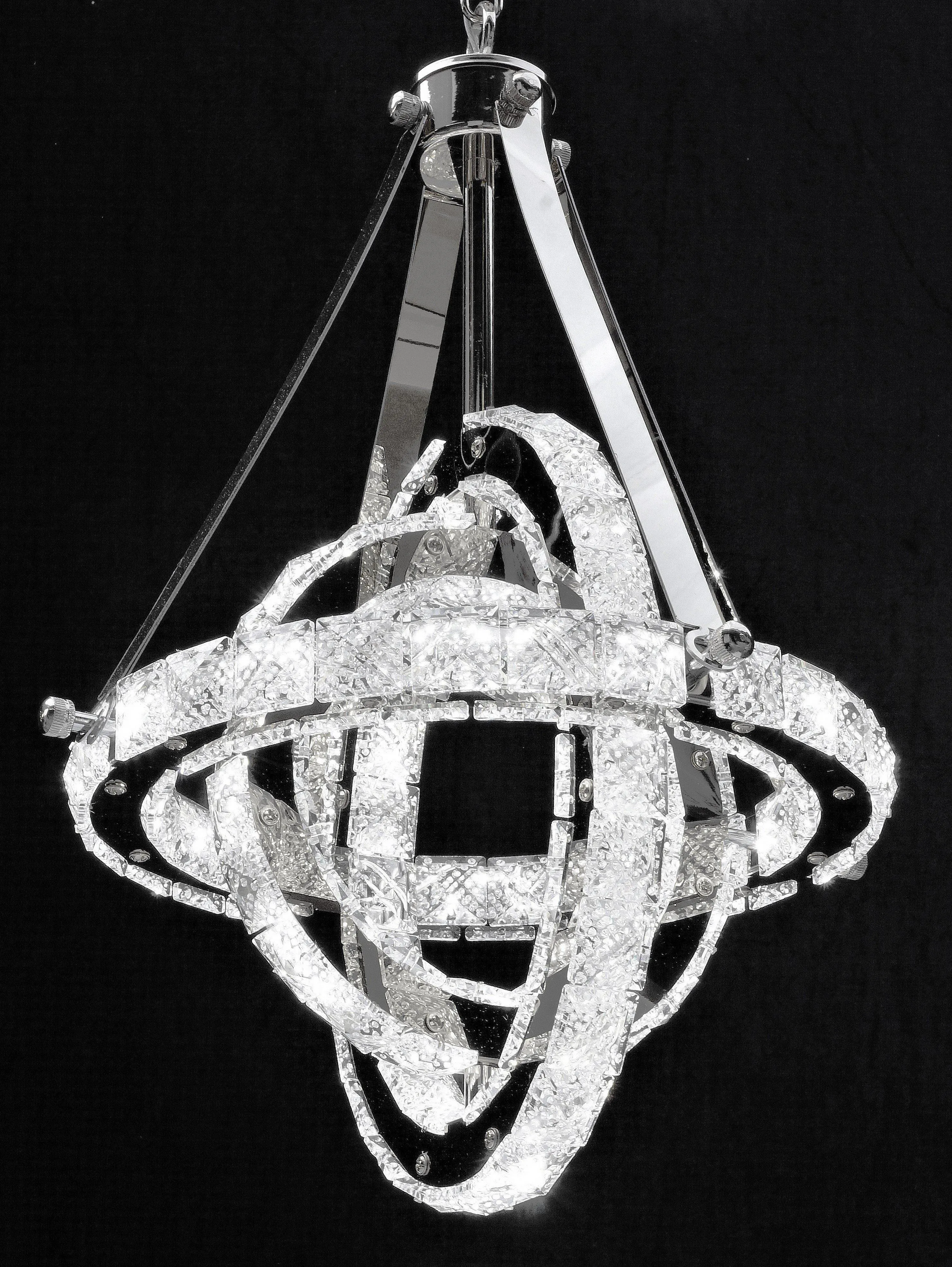 300/30 Oliver 30cm Suspended Light Polished Chrome