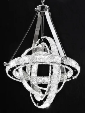 300/30 Oliver 30cm Suspended Light Polished Chrome
