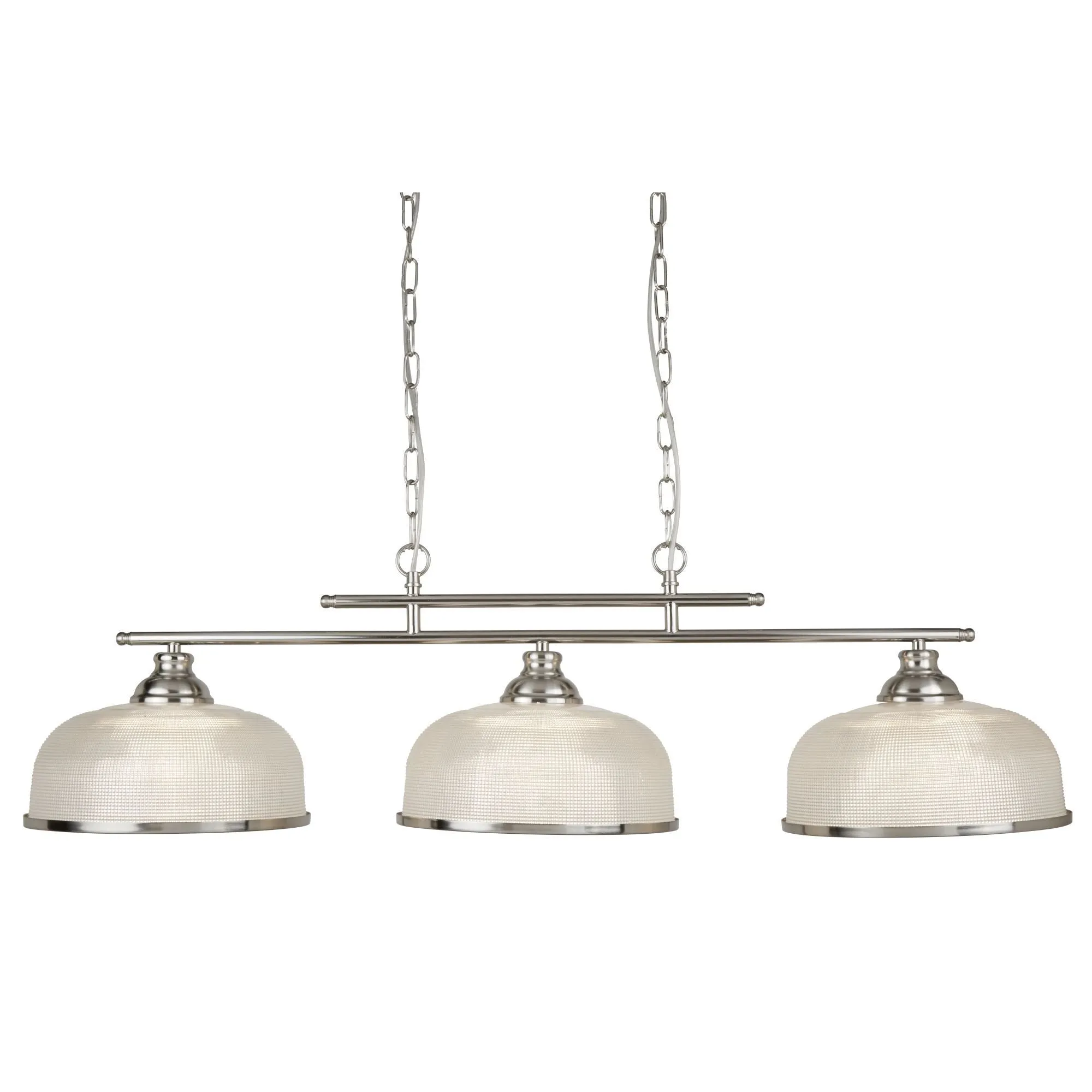 3593-3SS Bistro II Satin Silver 3 Light Bar Pendant