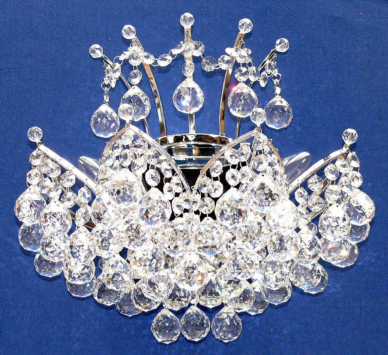 3721/2 Domingo Wall Light Polished Chrome
