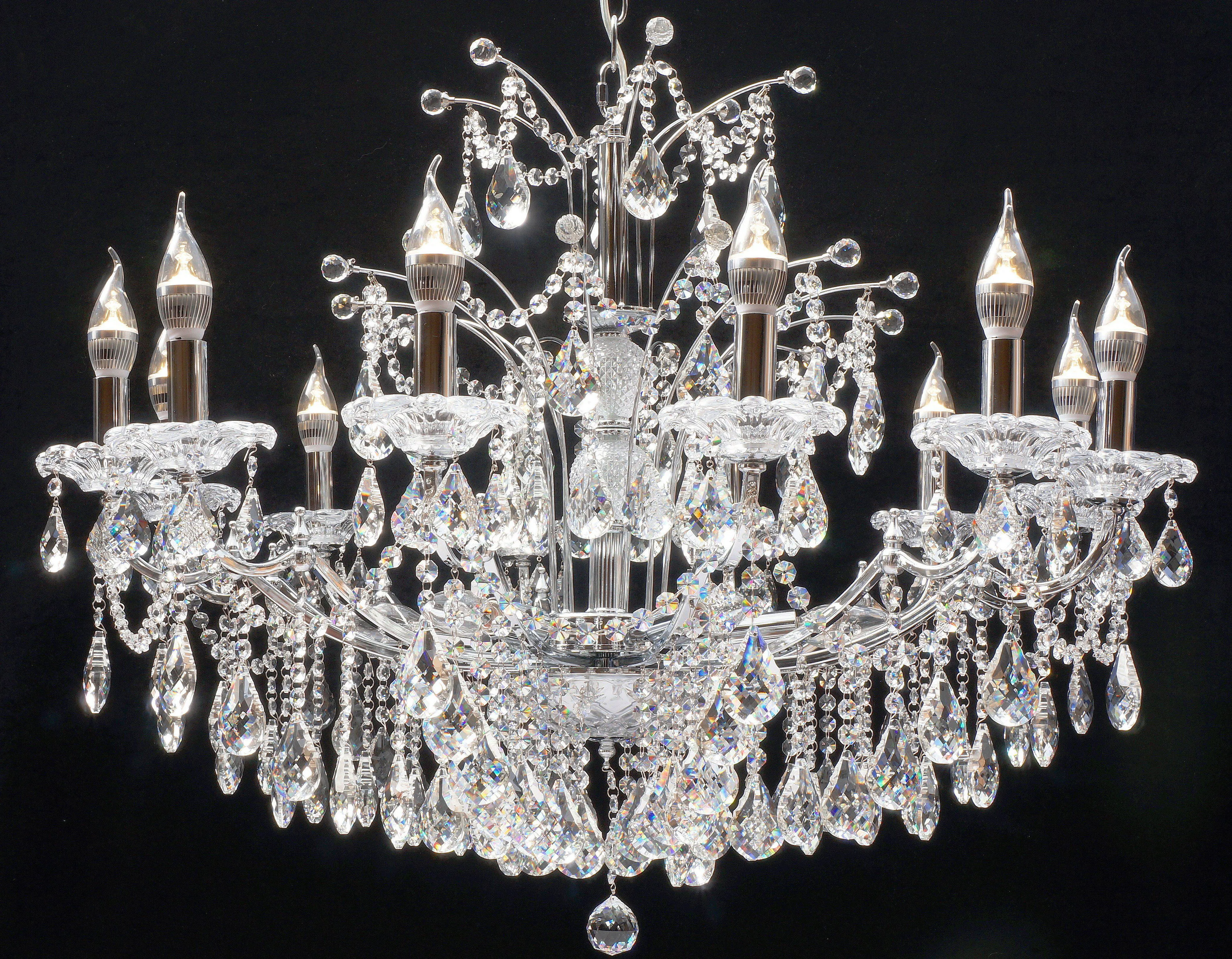 5005/12 6(t) Callas Crystal Multi Arm Light Polished Chrome