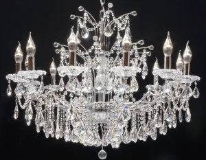 5005/12 6(t) Callas Crystal Multi Arm Light Polished Chrome