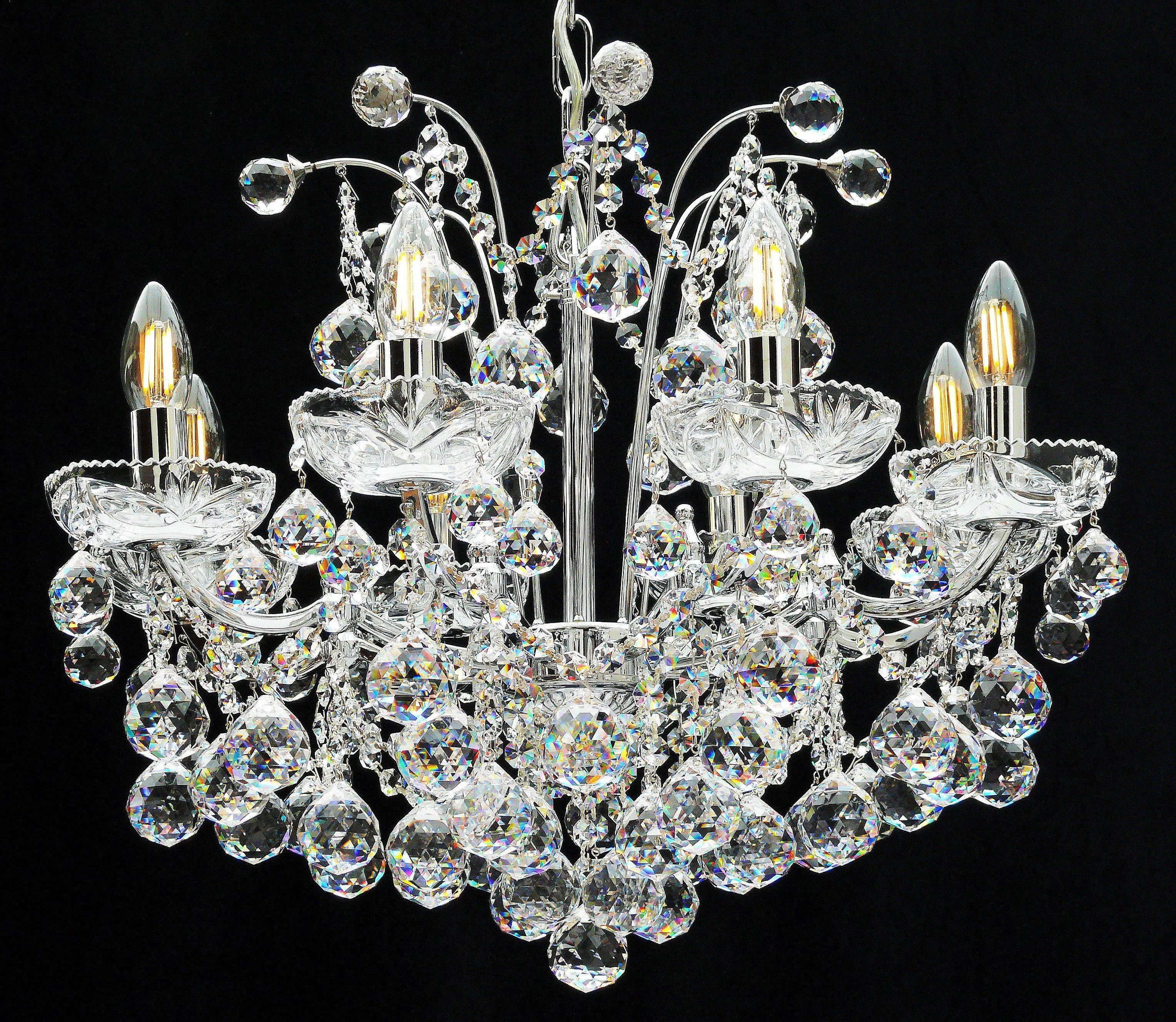 5005/8 B Callas 8 Light Multi Arm Light Polished Chrome