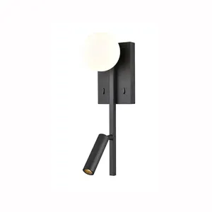 501BW LED Reading Light Matt Black