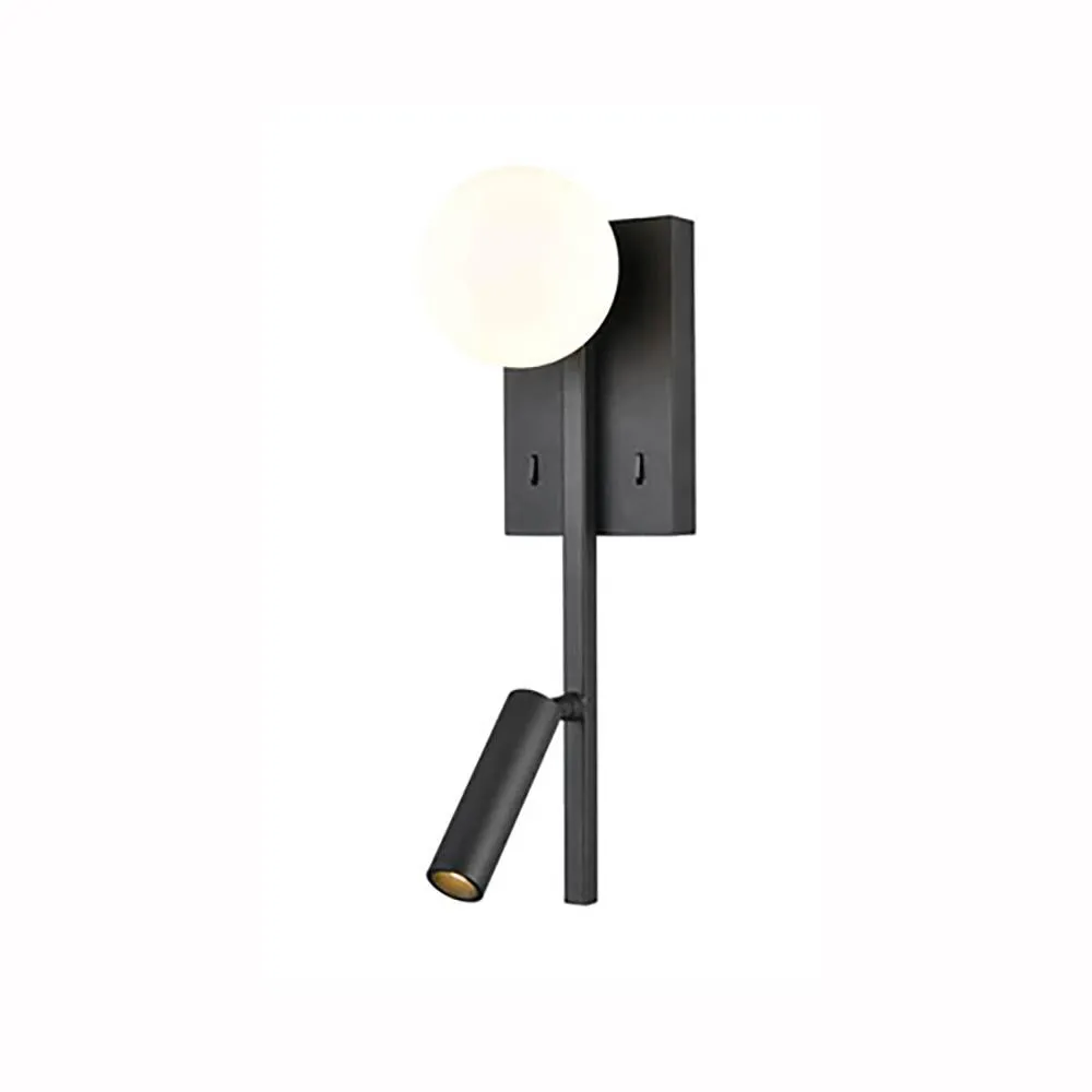 501BW LED Reading Light Matt Black