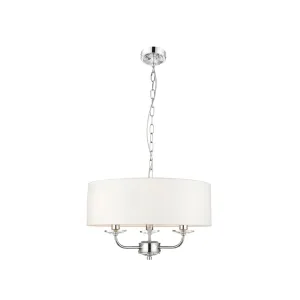 60129 Nixon 3 Light Nickel Multi Arm Light
