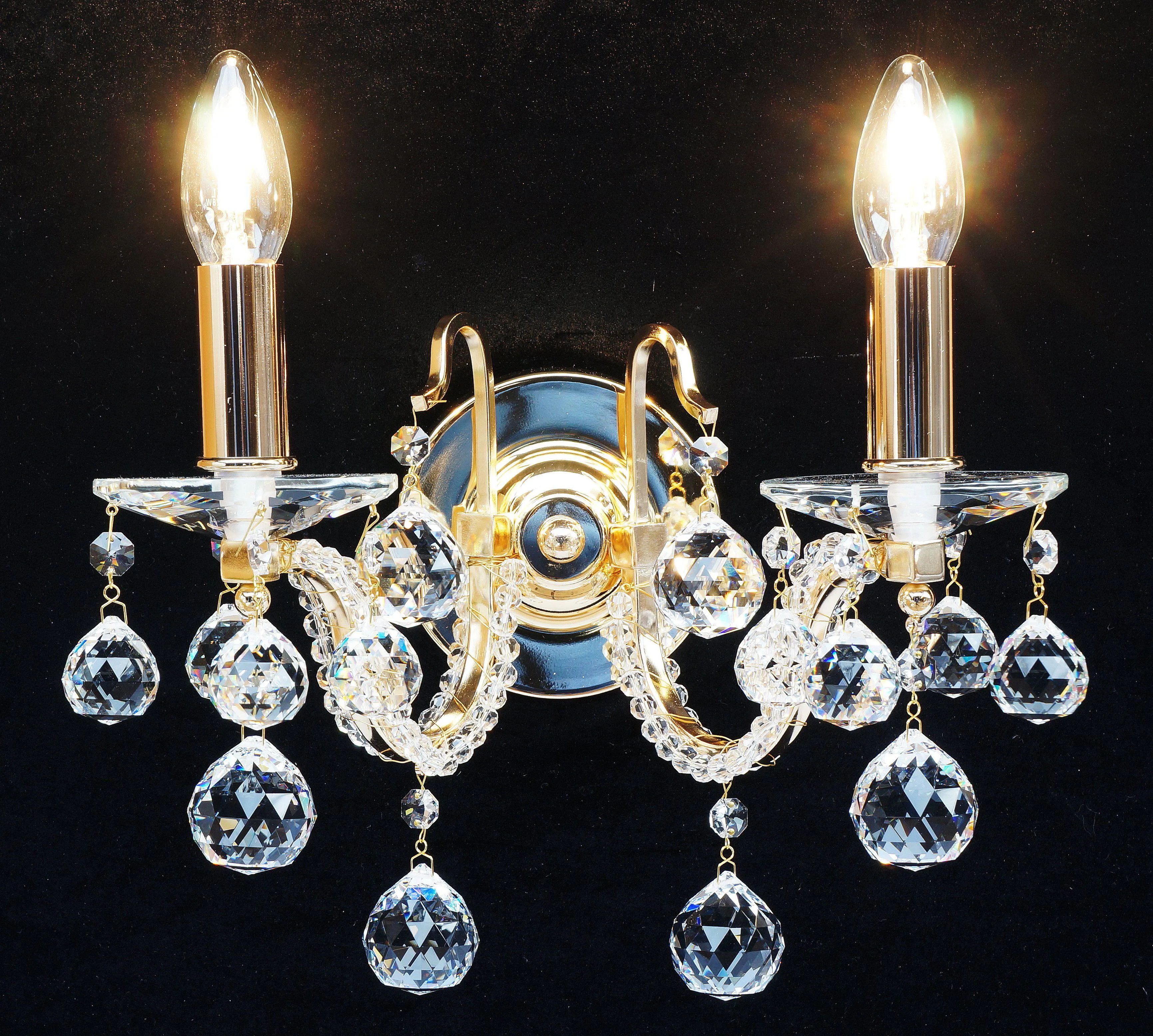 606/2 Mozart Wall Light French Gold
