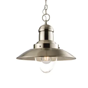 60799 Mendip Satin Nickel Single Pendant
