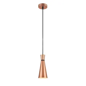 632HCP Single Pendant Copper