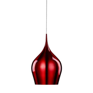6461-26RE Vibrant Red 26cm Single Pendant