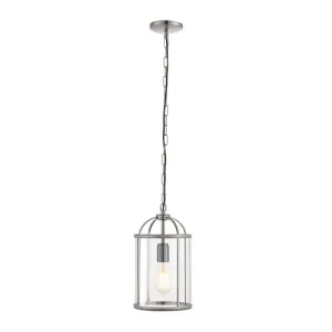 70323 Lambeth Satin Nickel Single Pendant