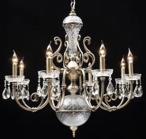 7039/8 Remembrandt 8 Light Multi Arm Light Polished Chrome