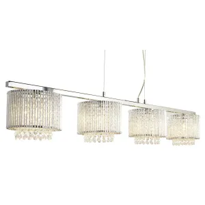 7094-4CC Elise 4 Light Ceiling Bar Pendant