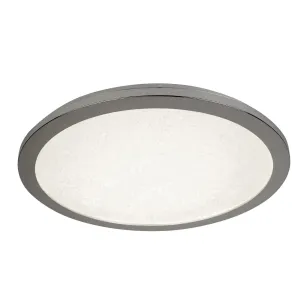 8100-40CC Led Flush Ceiling Light 40cm Chrome