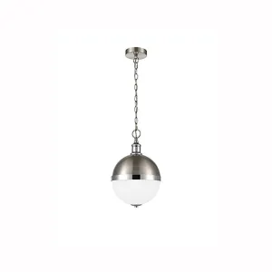 812HCP Ball Single Pendant Satin Nickel