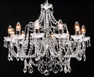 825/12 Andrea 12 Light Multi Arm Light Polished Chrome