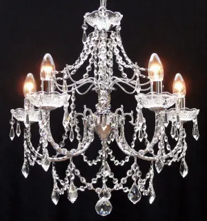 825/5 Andrea 5 Light Multi Arm Light Polished Chrome