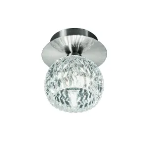 8275FC Flush Ceiling Light Satin Nickel
