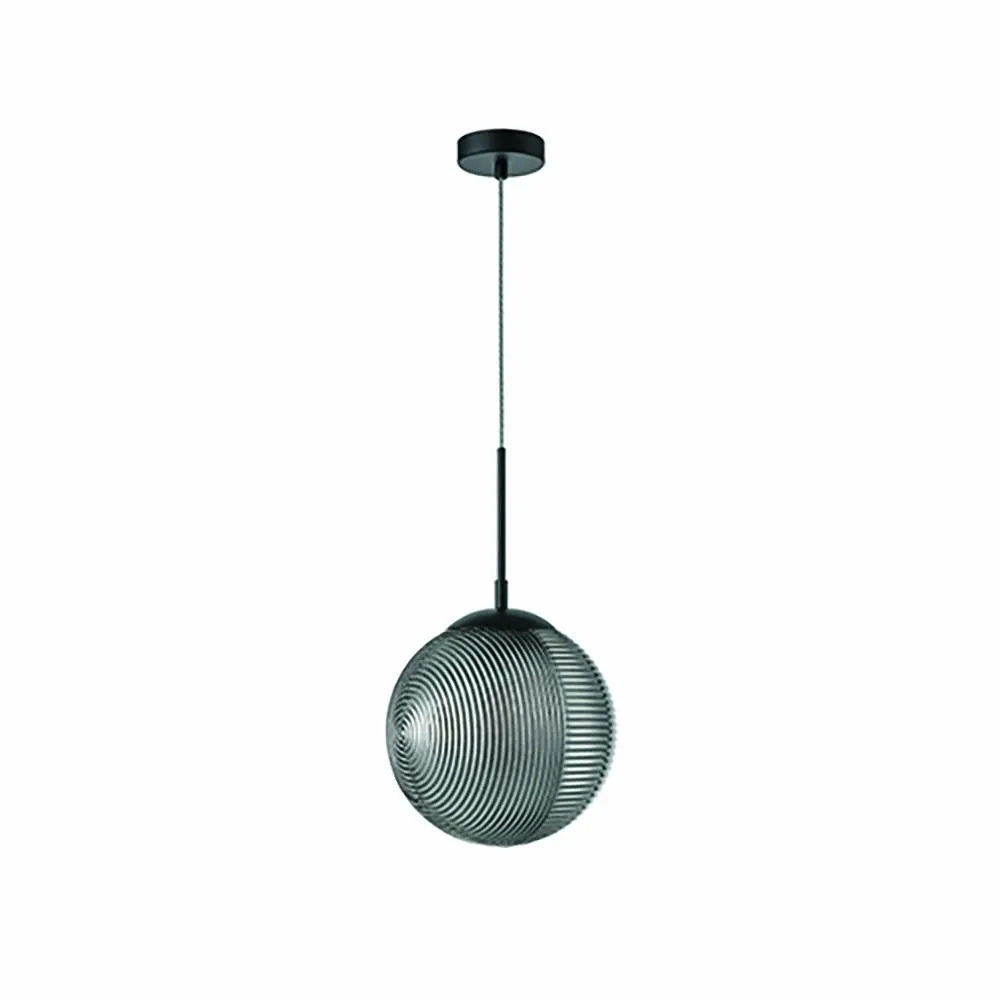 832HCP Smoked Glass Single Pendant