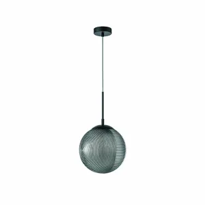 832HCP Smoked Glass Single Pendant