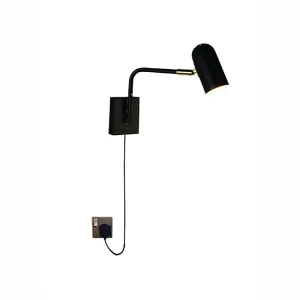 841BW Wall Light with Adjustable Head & Plug