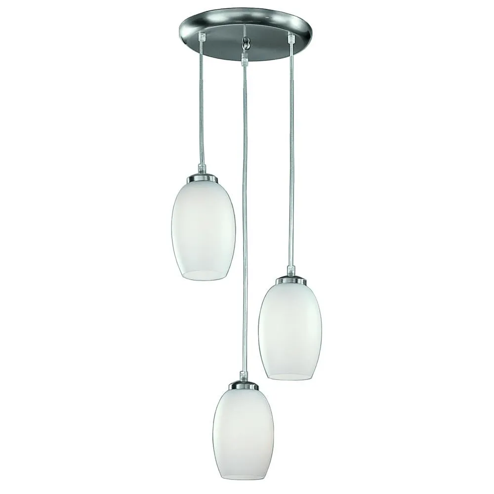 844/3759OC 3 Light Multi Light Pendant Chrome