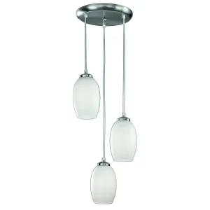 844/3759OC 3 Light Multi Light Pendant Chrome