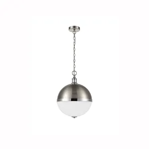 912HCP Ball Single Pendant Satin Nickel