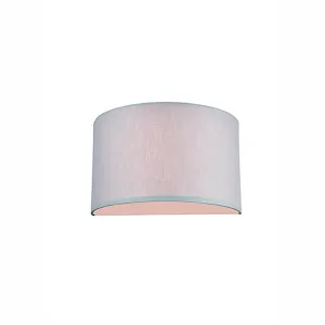 9811/141BW Wall Light with Flush Shade Grey