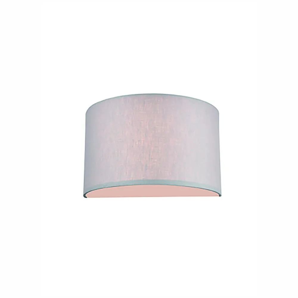 9811/141BW Wall Light with Flush Shade Grey
