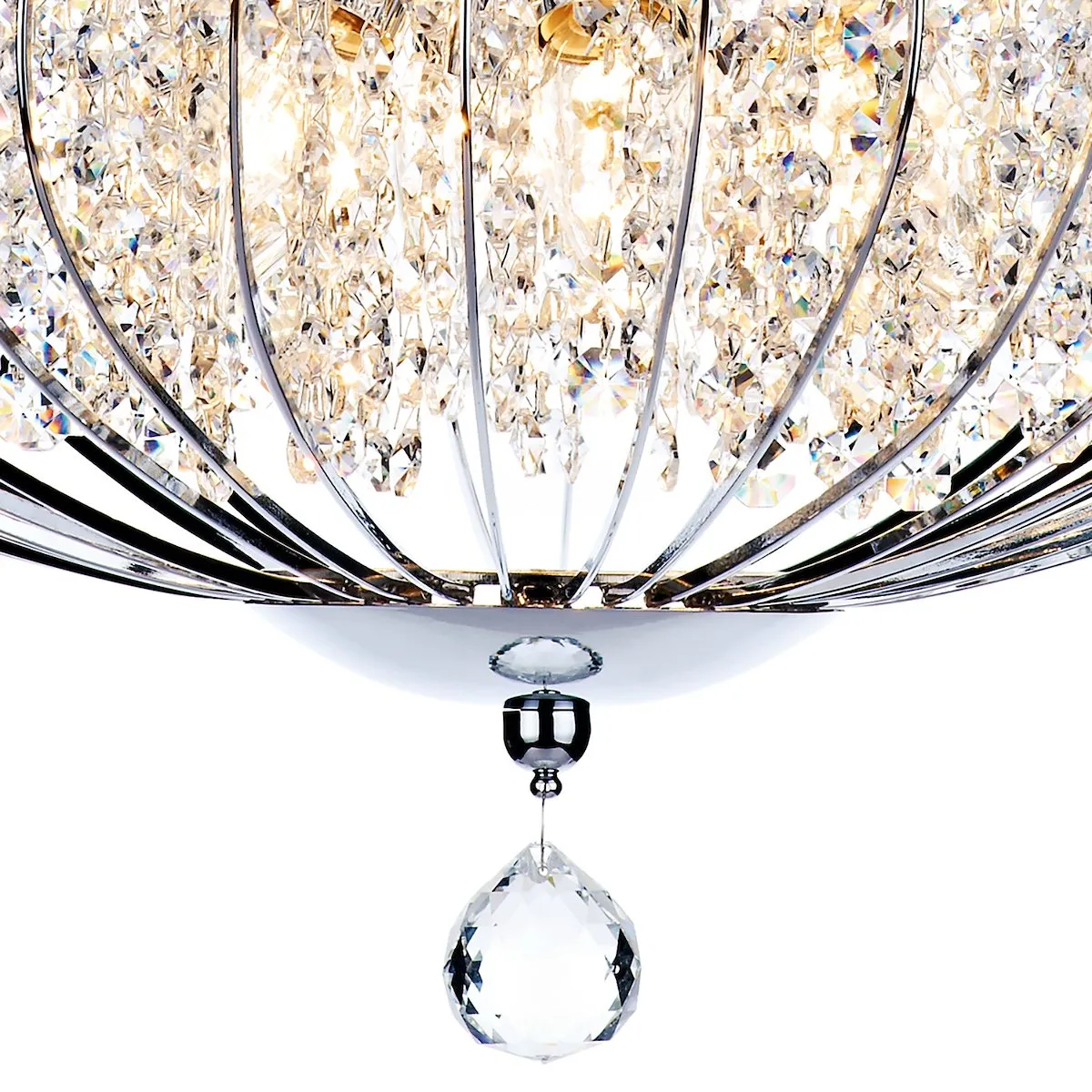 ADR0550 5 Light Suspended Light Polished Chrome