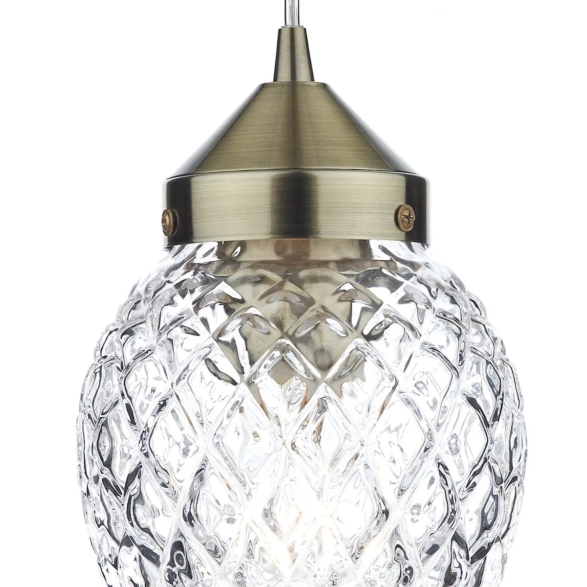 AGA0175 Single Pendant Antique Brass