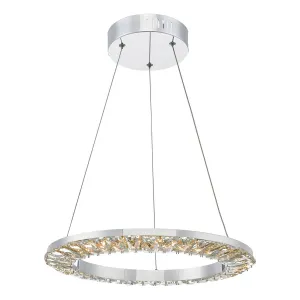 ALT0150 LED Crystal Suspended Light Polished Chrome