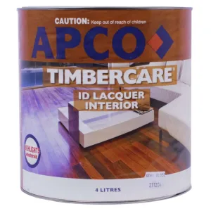 Apco Timbercare Instant Dry LacquerClear Semi-Gloss 4L