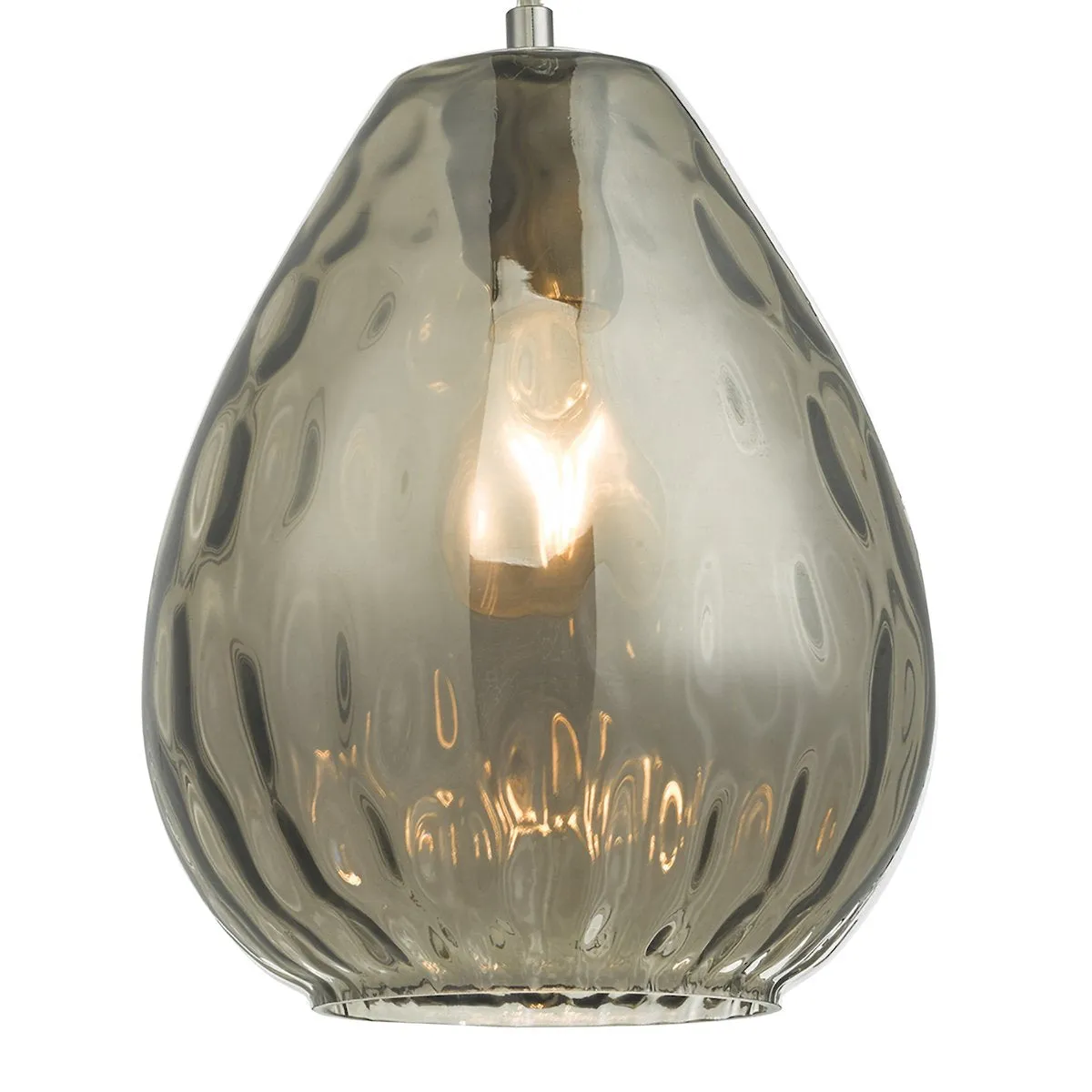APU0110 Single Pendant Smoked Glass