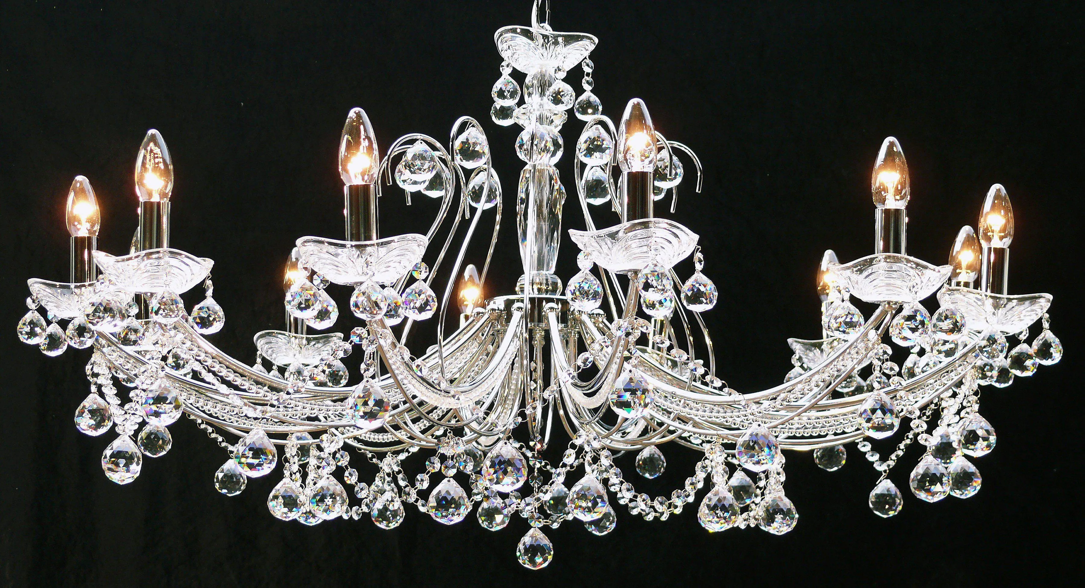 B-1524/12 Concerto 12 Light Multi Arm Light Polished Chrome