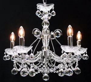B-1524/5 Concerto 5 Light Multi Arm Light Polished Chrome