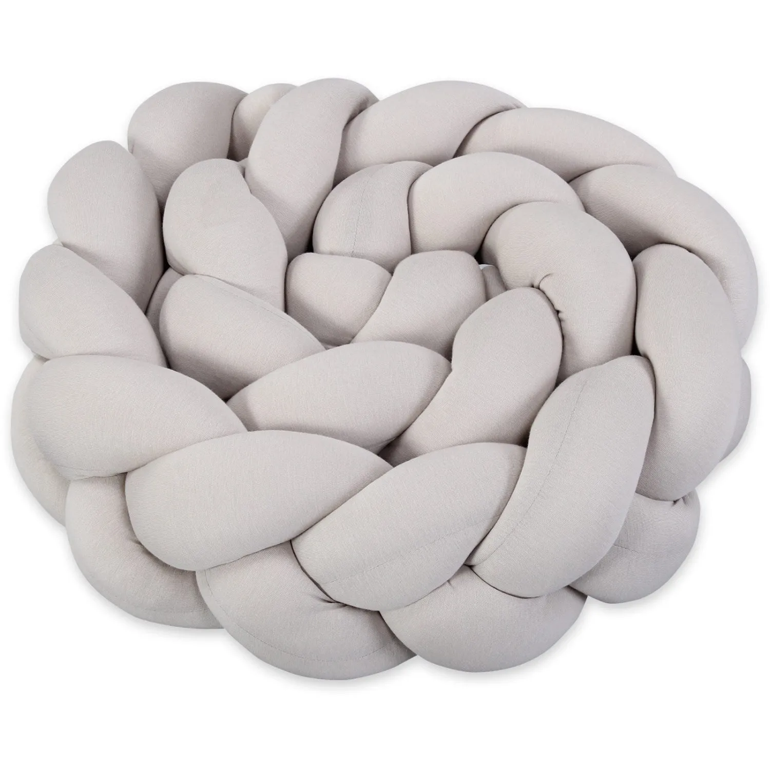 babybay ® Beige Nest Snake Jersey Braided 180 Cm
