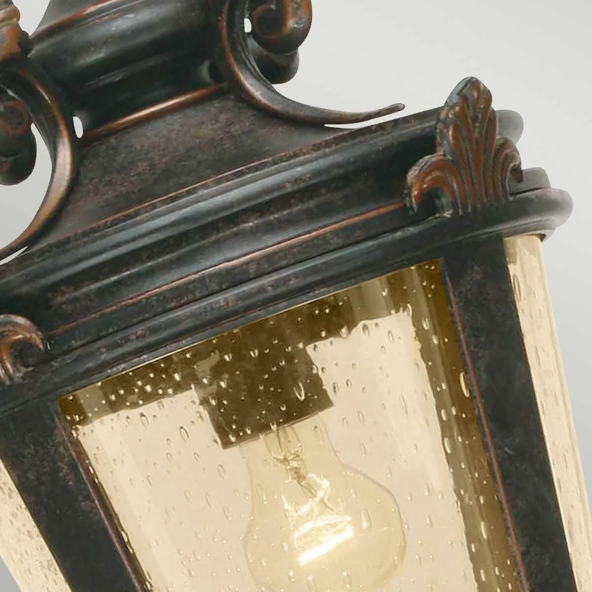Baltimore Weathered Bronze Large Outdoor Pendant Light