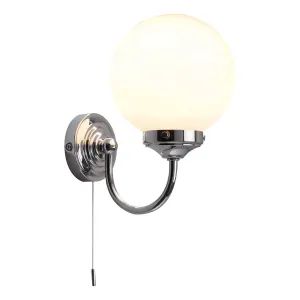 BAR0750 Wall Light c/w Switch Polished Chrome