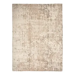 Beige Contemporary Tibetan Wool Rug - 10'3" x 14'3"